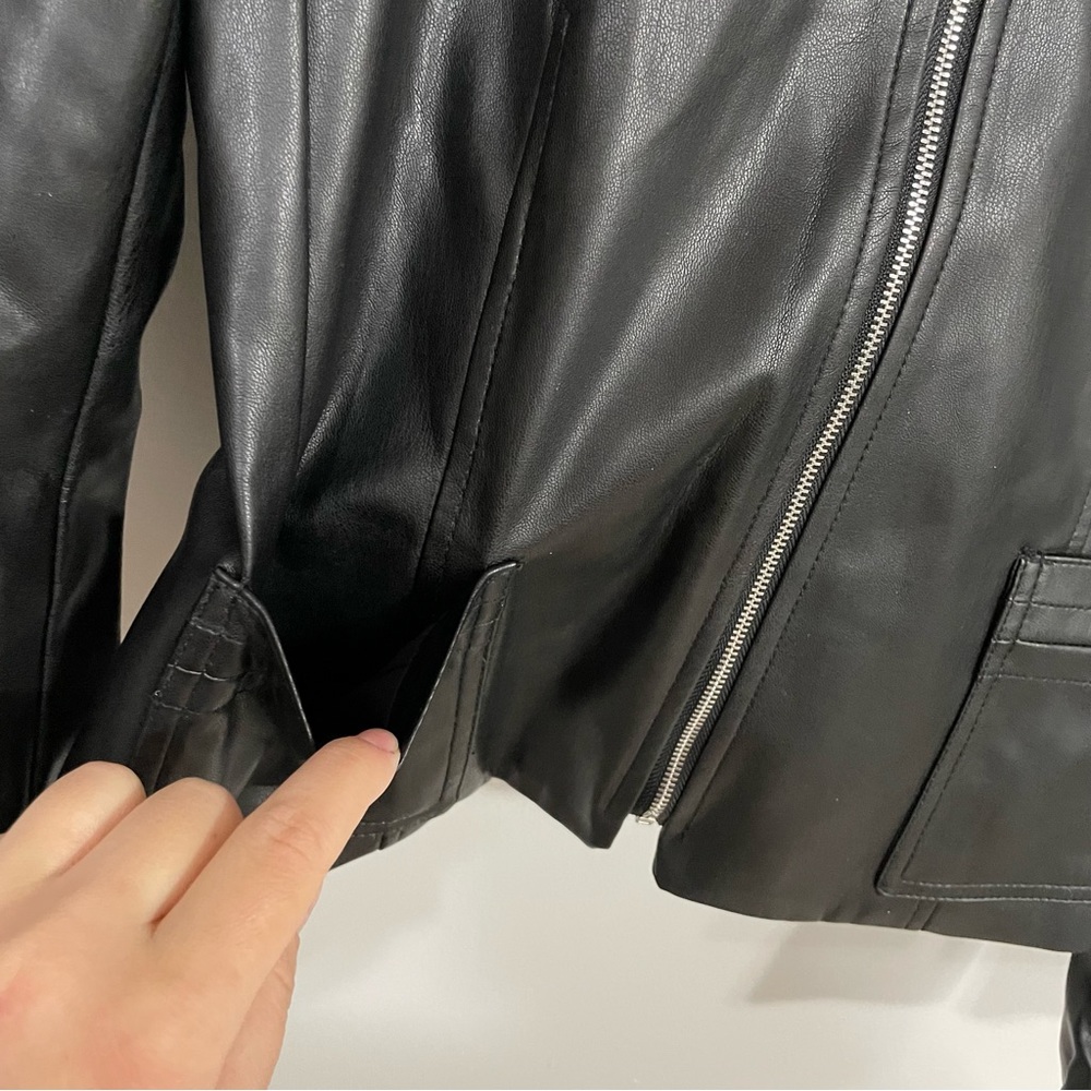 Premise Faux Leather Vegan Jacket NWOT - Picture 4 of 9